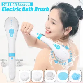 5 in 1 Cleaning Bath Massager Electric Shower Brush