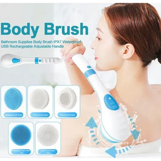 5 in 1 Cleaning Bath Massager Electric Shower Brush