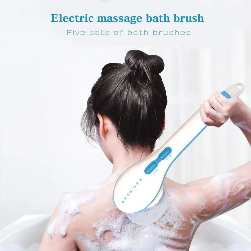 5 in 1 Cleaning Bath Massager Electric Shower Brush