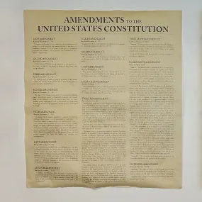 Amendments to the United States Constitution Print