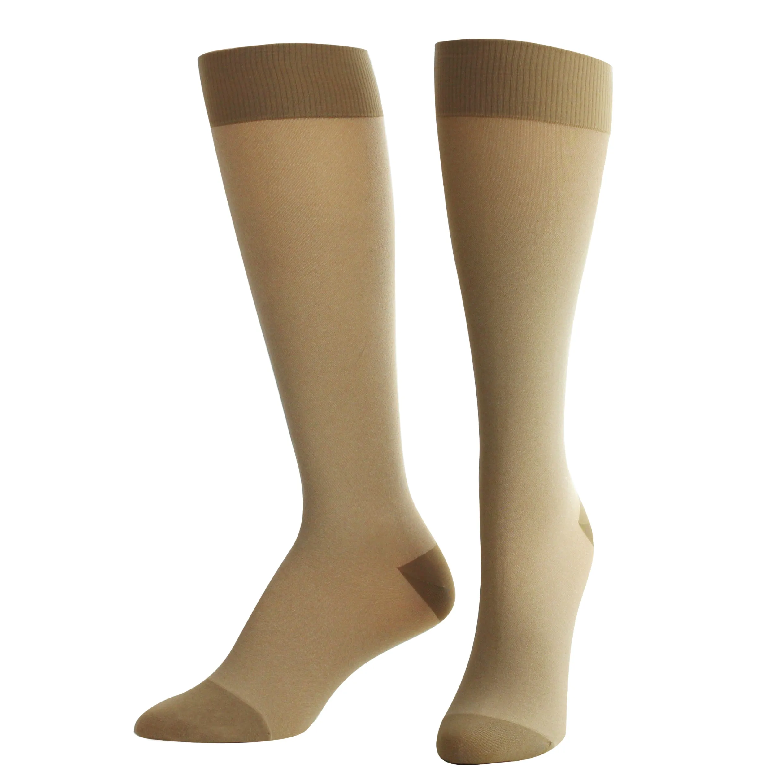 AW Style 191 Luxury Opaque Closed Toe Knee High Stockings - 15-20-mmHg