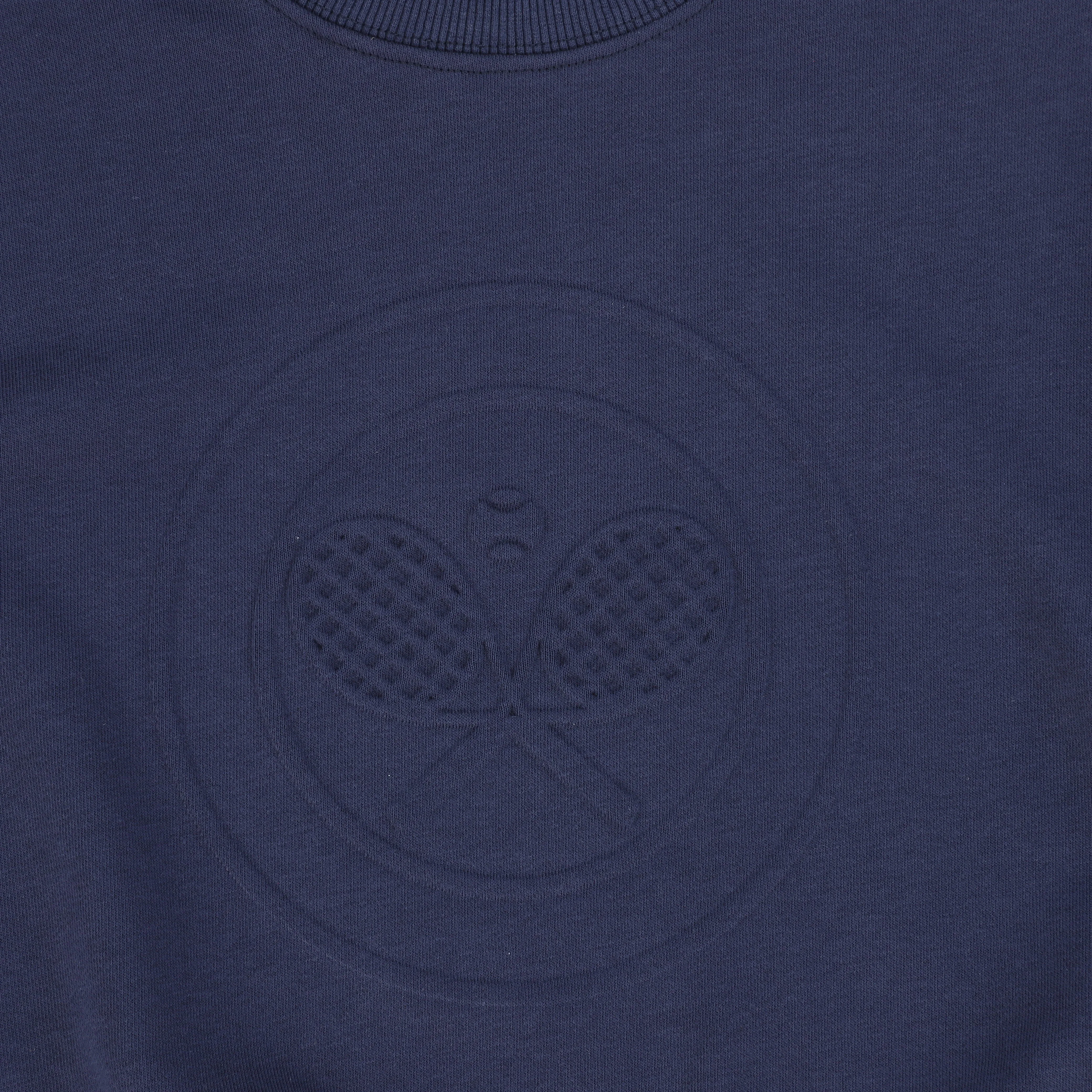 Bace Collection Navy Tennis Racquet Embossed Sweatshirt