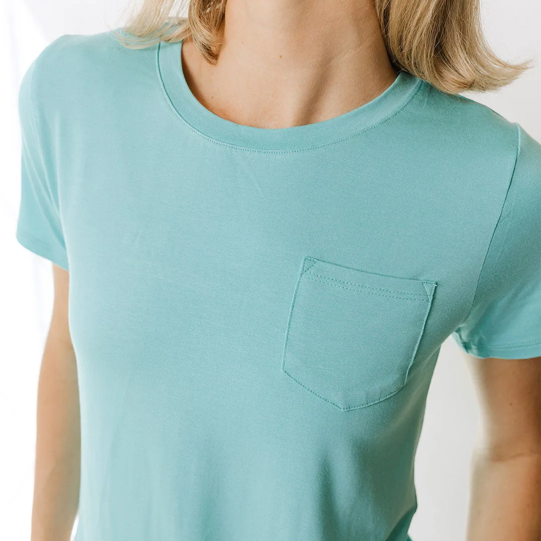 Basic Tee, Aqua