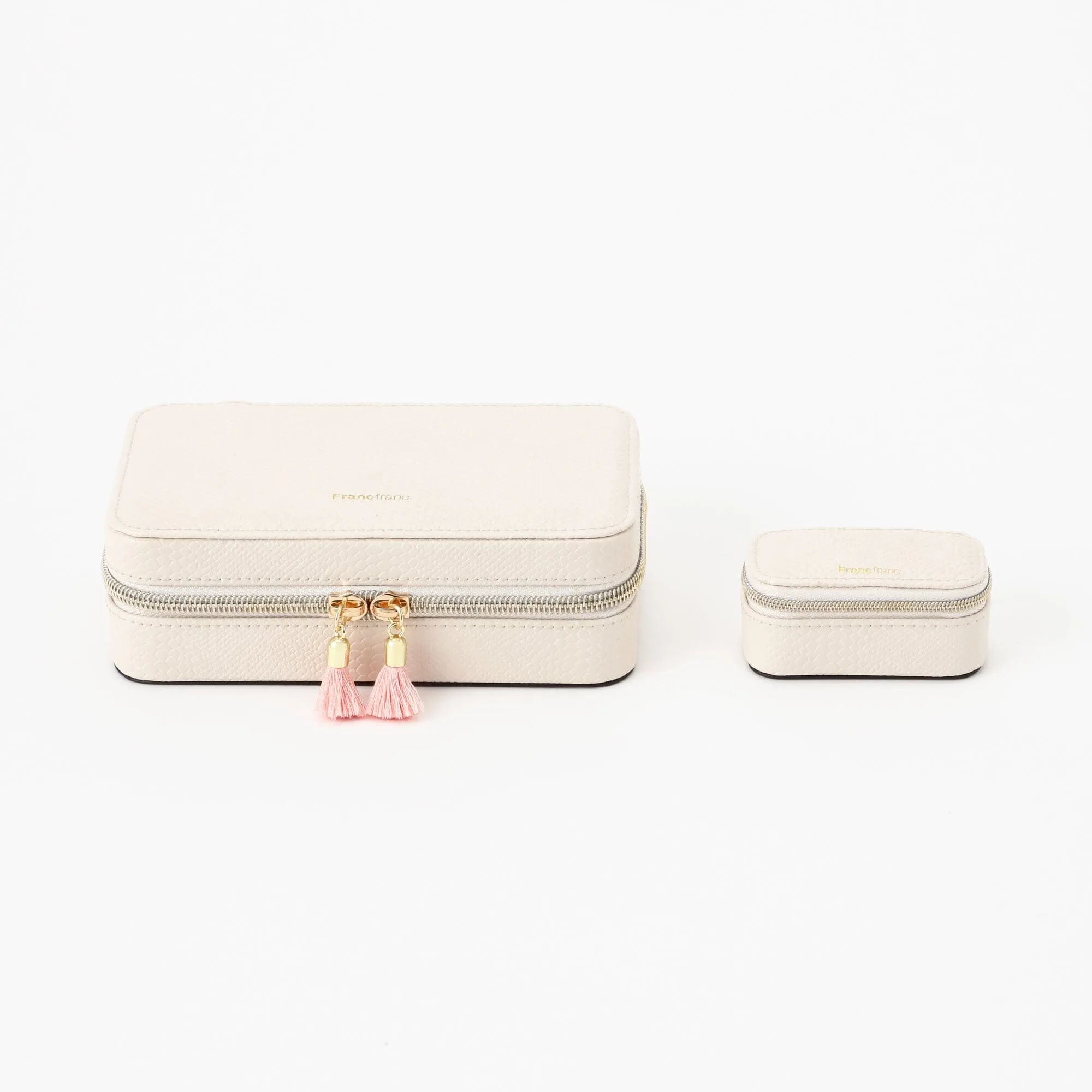 Bicolor Mini Travel Jewelry box  Pink