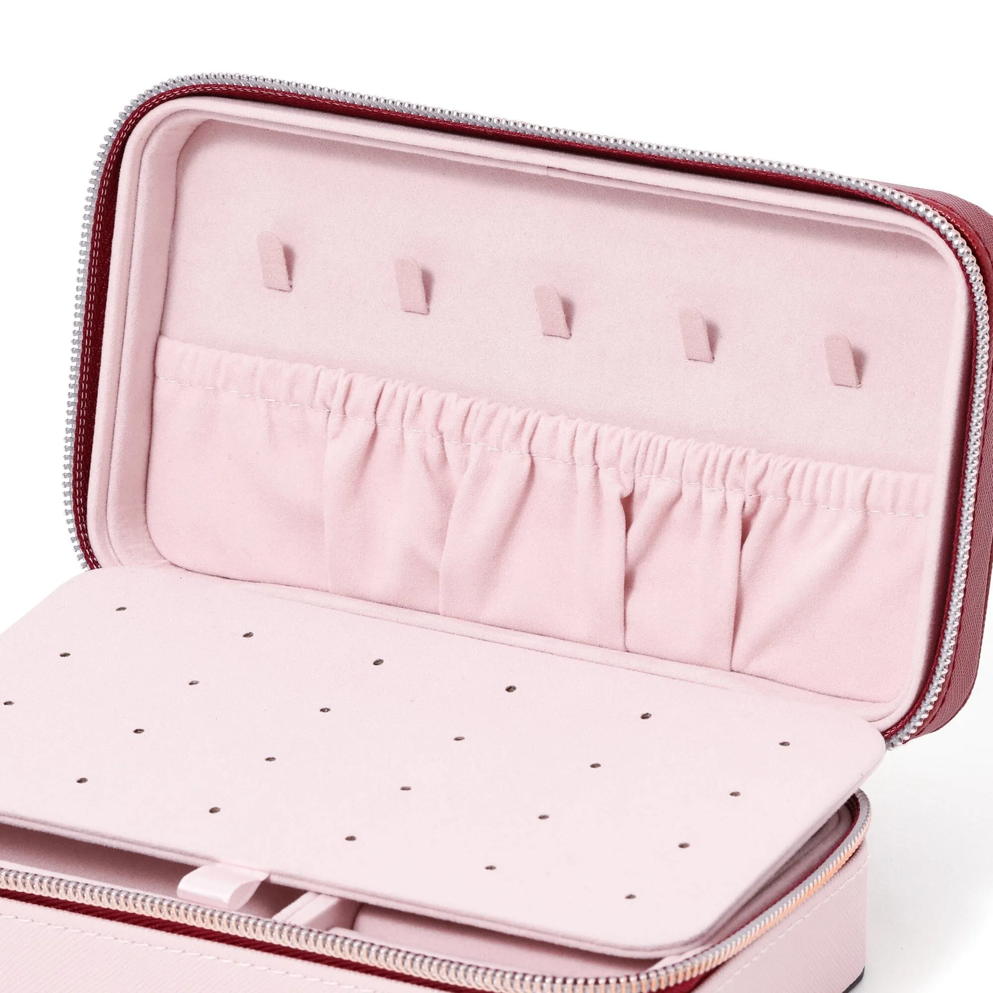 Bicolor Travel Jewelry Box M Pink