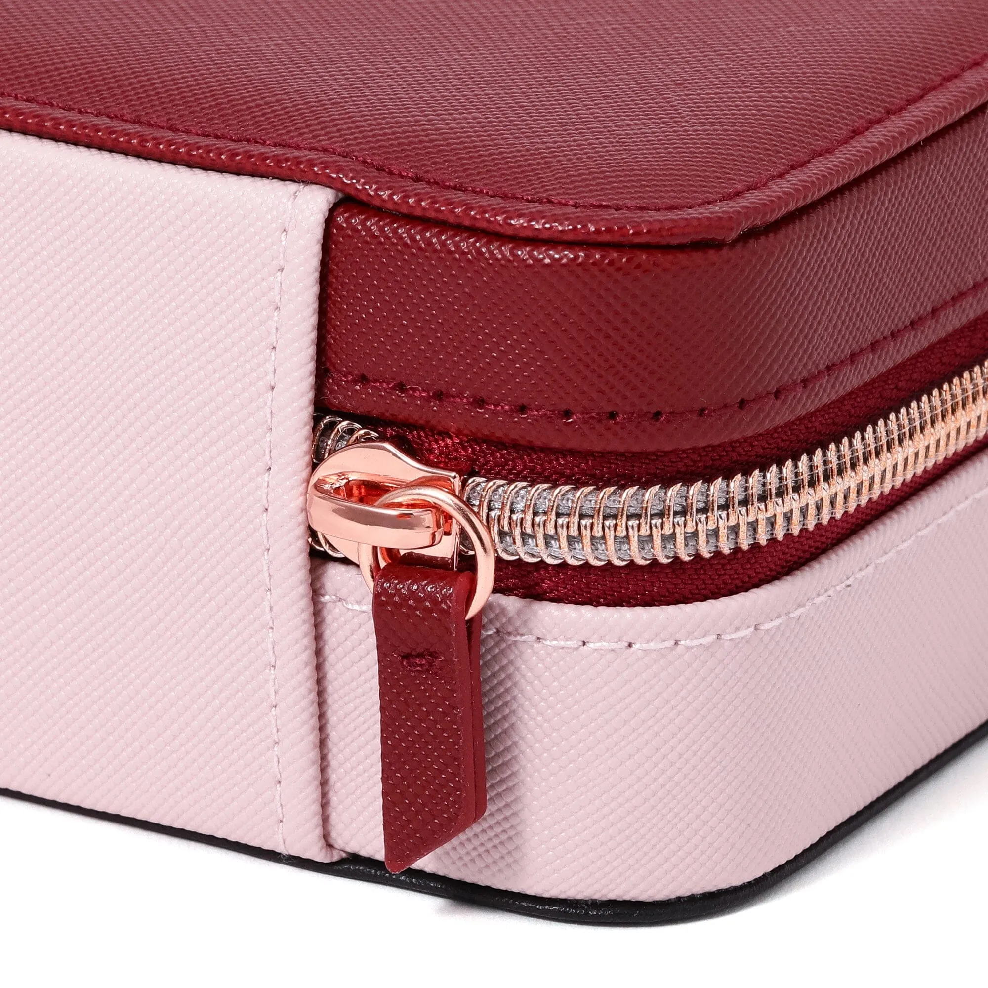 Bicolor Travel Jewelry Box M Pink