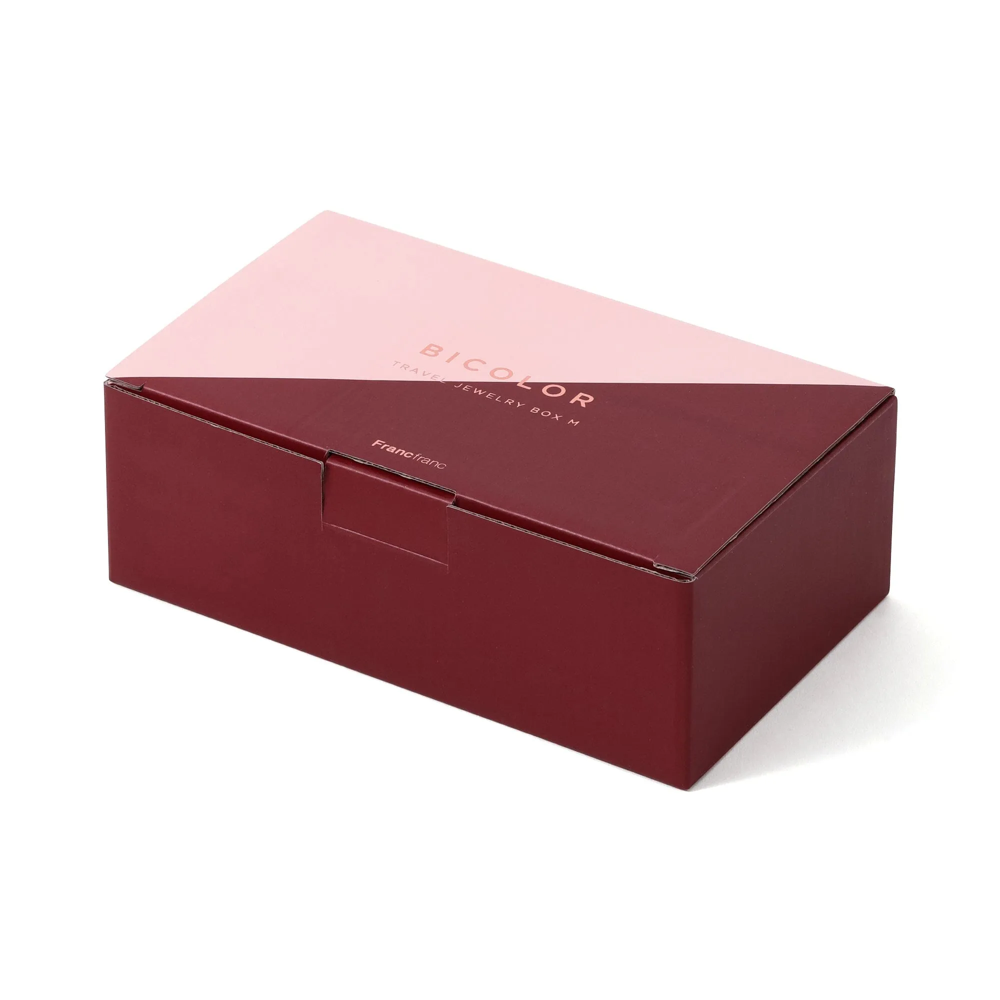 Bicolor Travel Jewelry Box M Pink