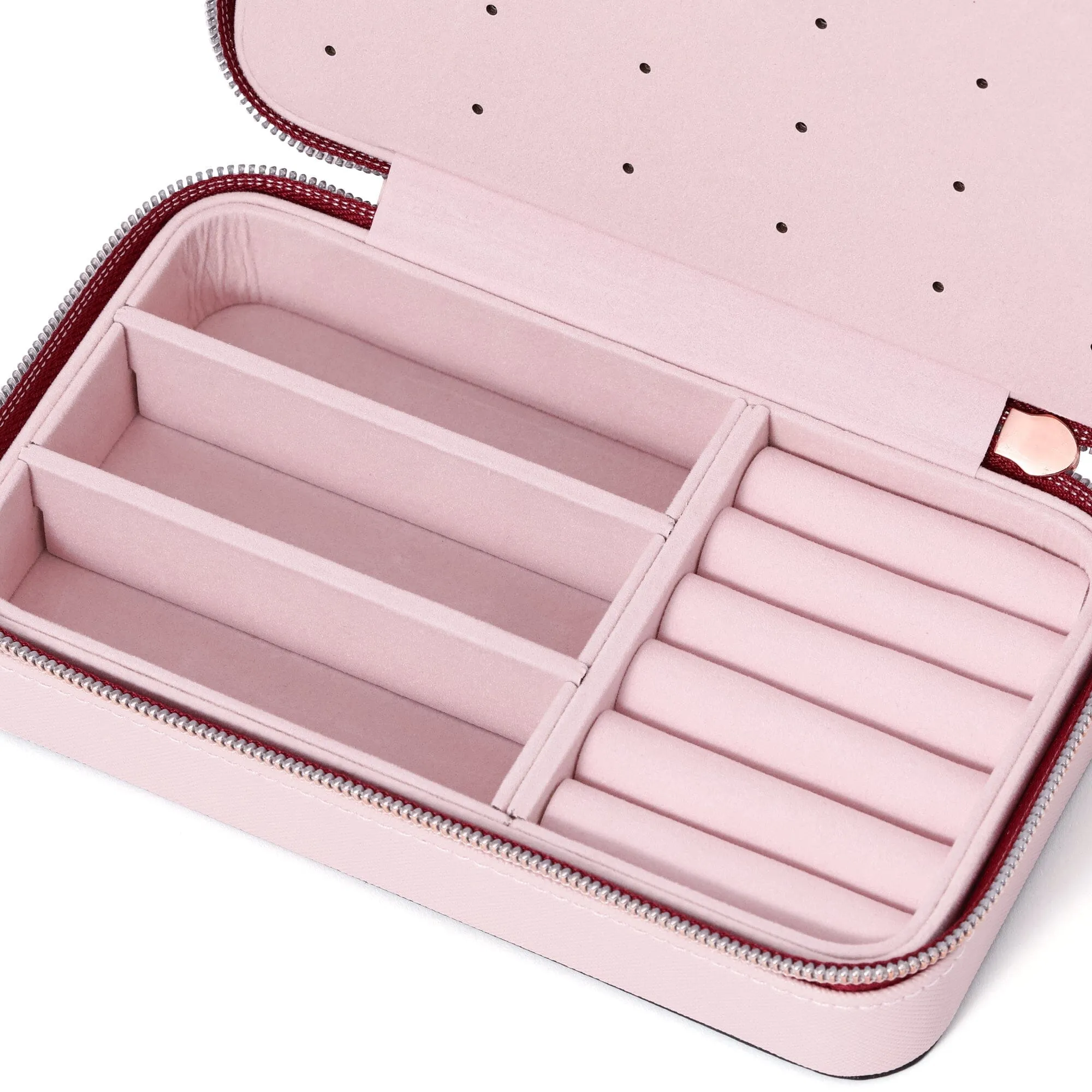 Bicolor Travel Jewelry Box M Pink