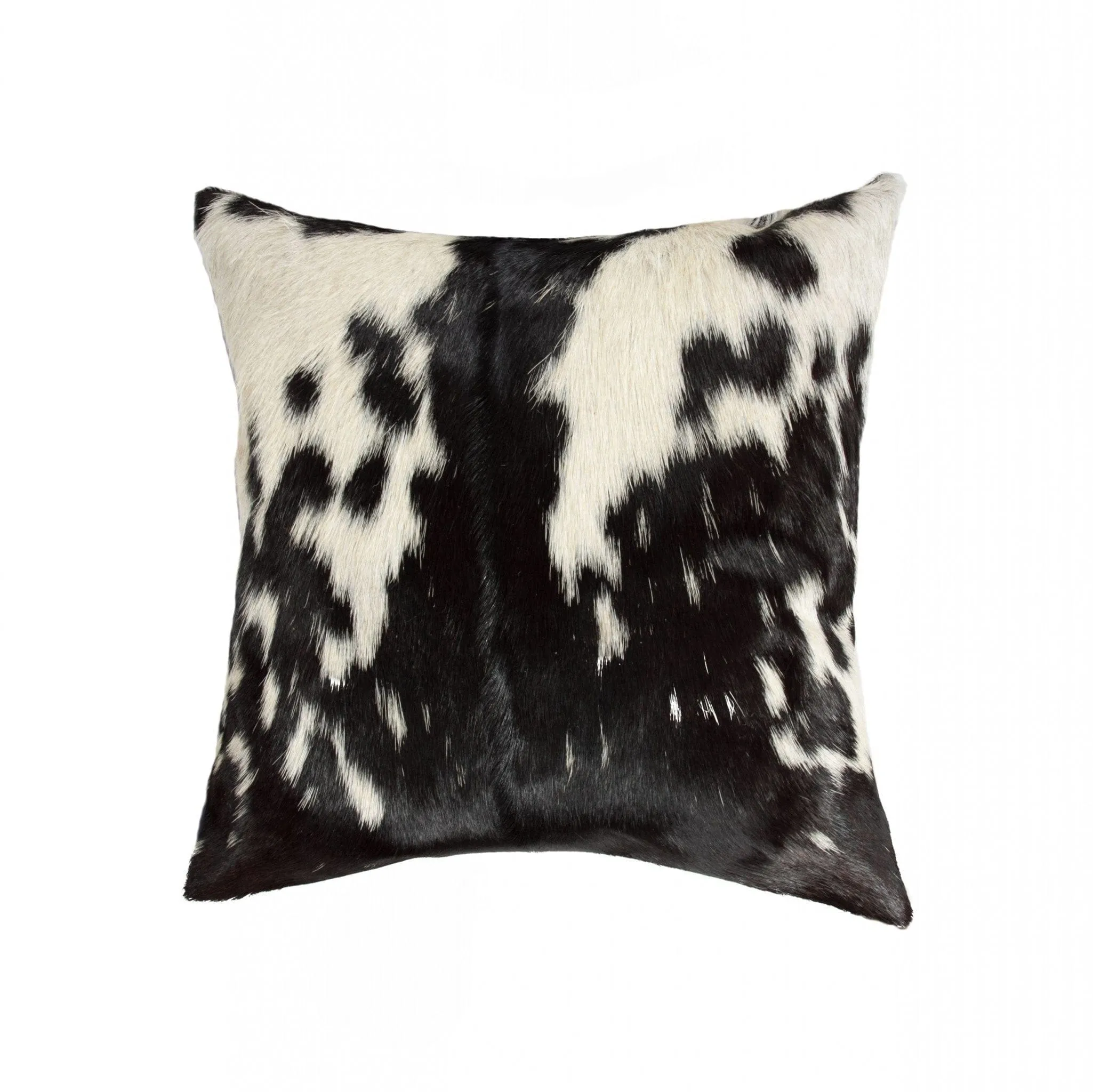 Black & White Cowhide Accent Pillow