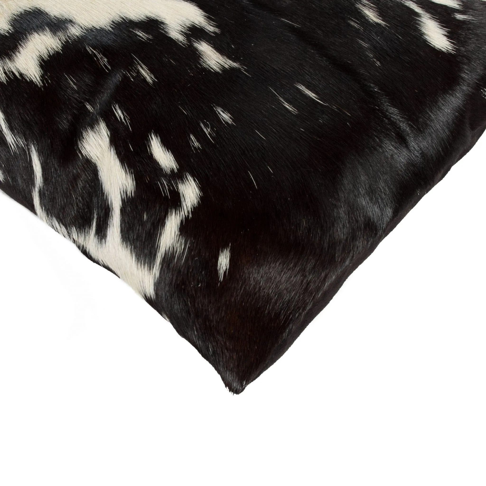 Black & White Cowhide Accent Pillow