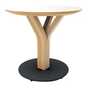 Bloom Central Side Table 275 - Circle - Oak