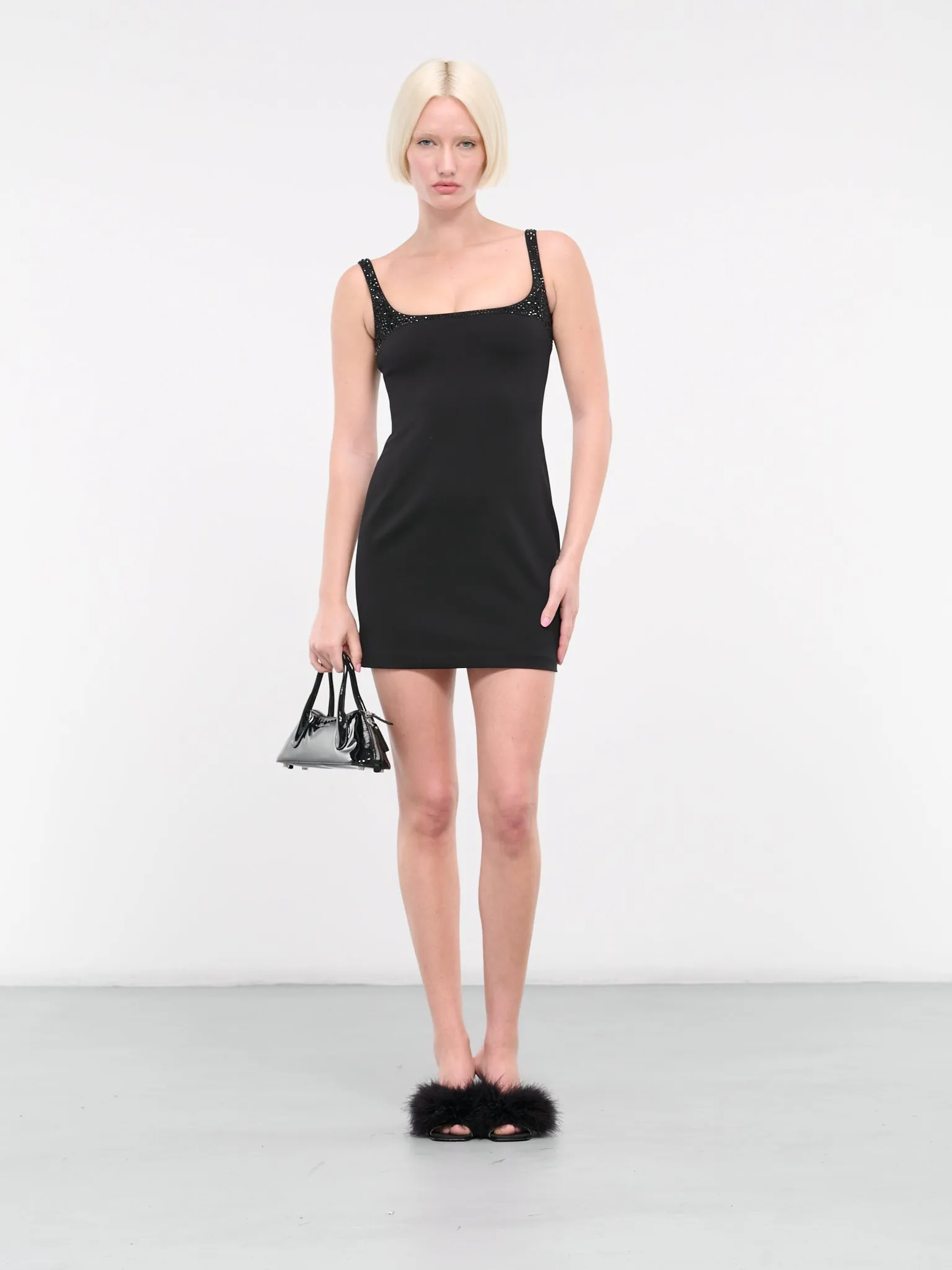 Bria Mini Dress (D-367-BLACK-BLACK)