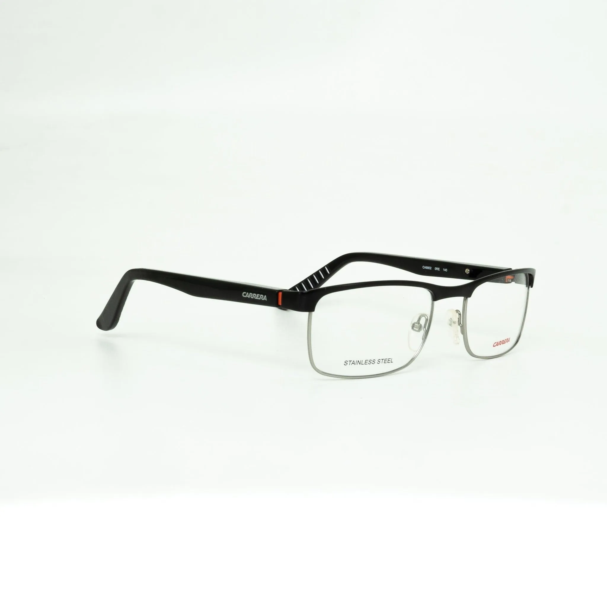 Carrera Men's Black Metal Square Eyeglasses CA880200RE0055