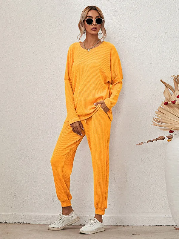 Casual Loose Pockets Loungewear