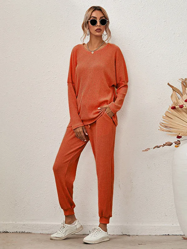 Casual Loose Pockets Loungewear