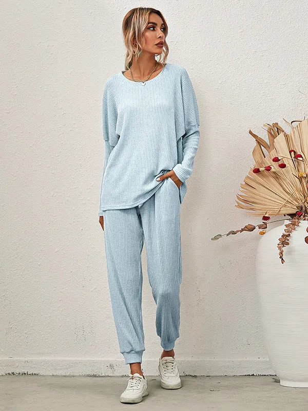 Casual Loose Pockets Loungewear