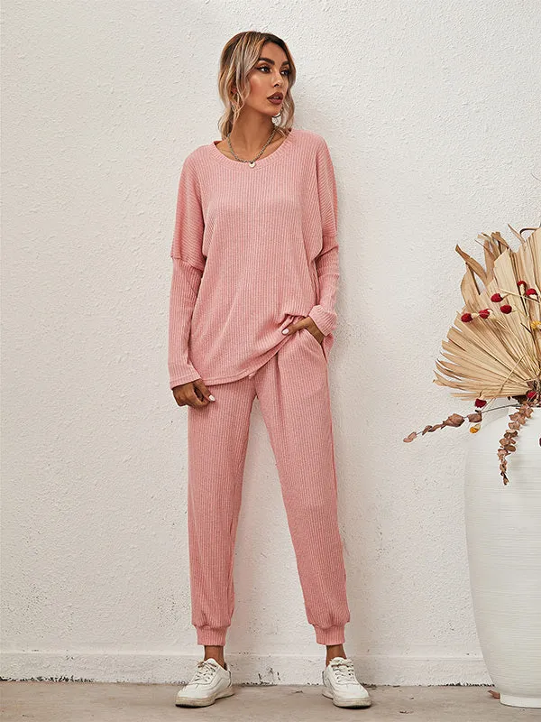 Casual Loose Pockets Loungewear