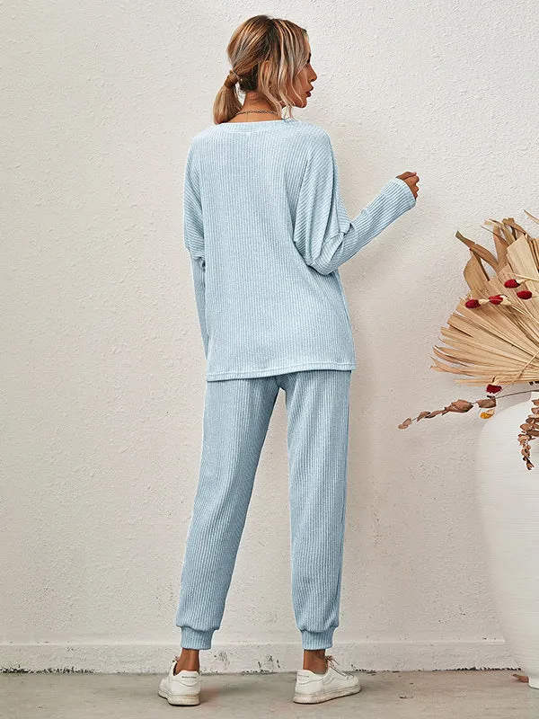 Casual Loose Pockets Loungewear