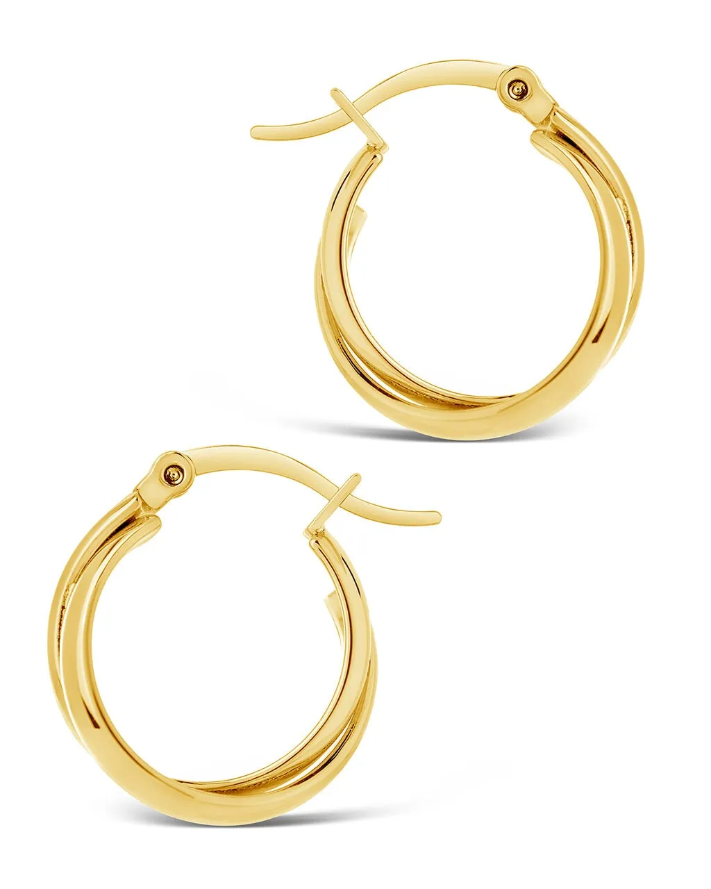 Claire Twist Hoop Earrings