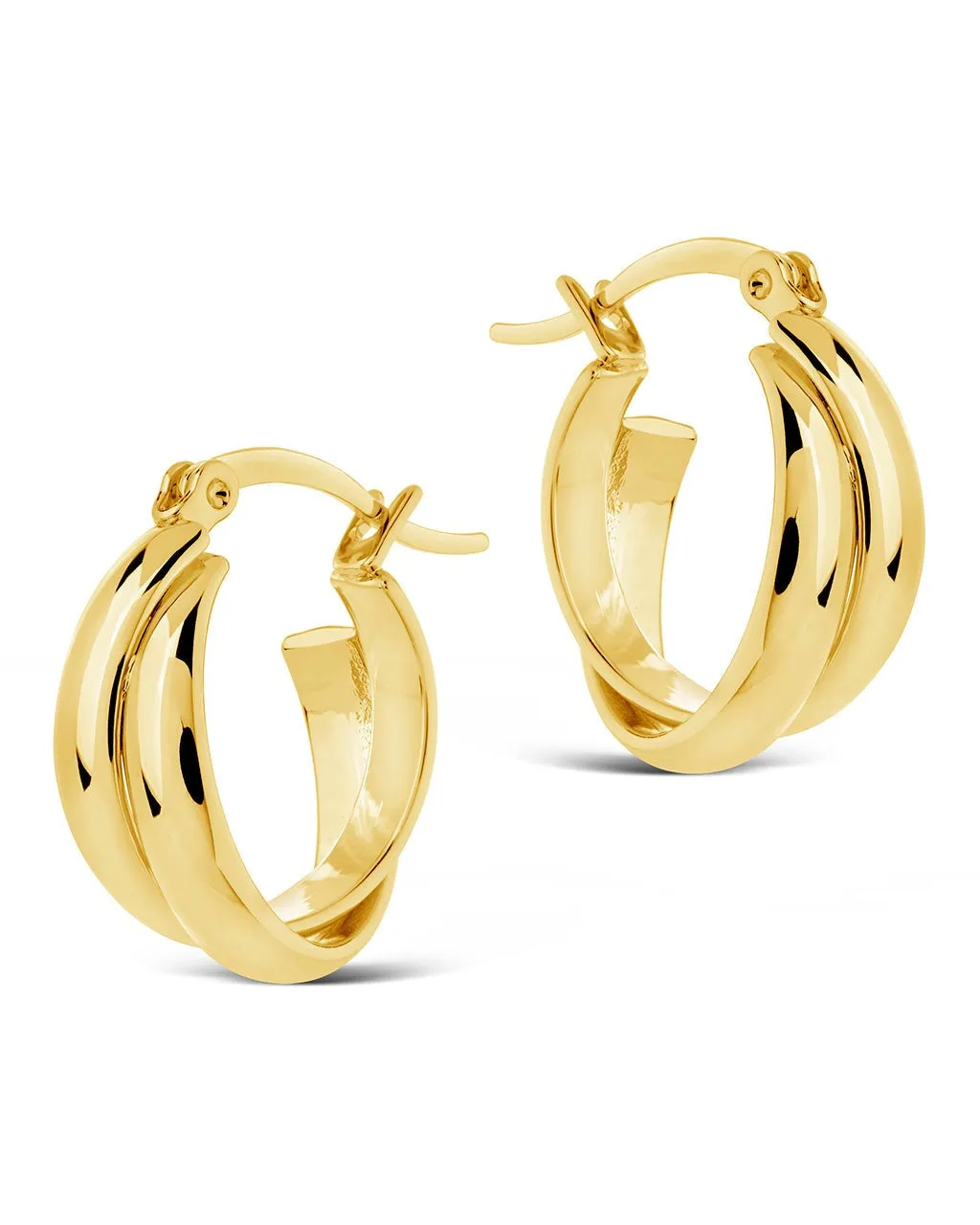 Claire Twist Hoop Earrings