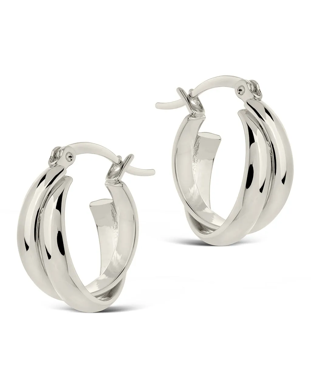 Claire Twist Hoop Earrings