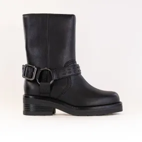 Clarks Rebelle Up Boot (Women's) - Black Leather