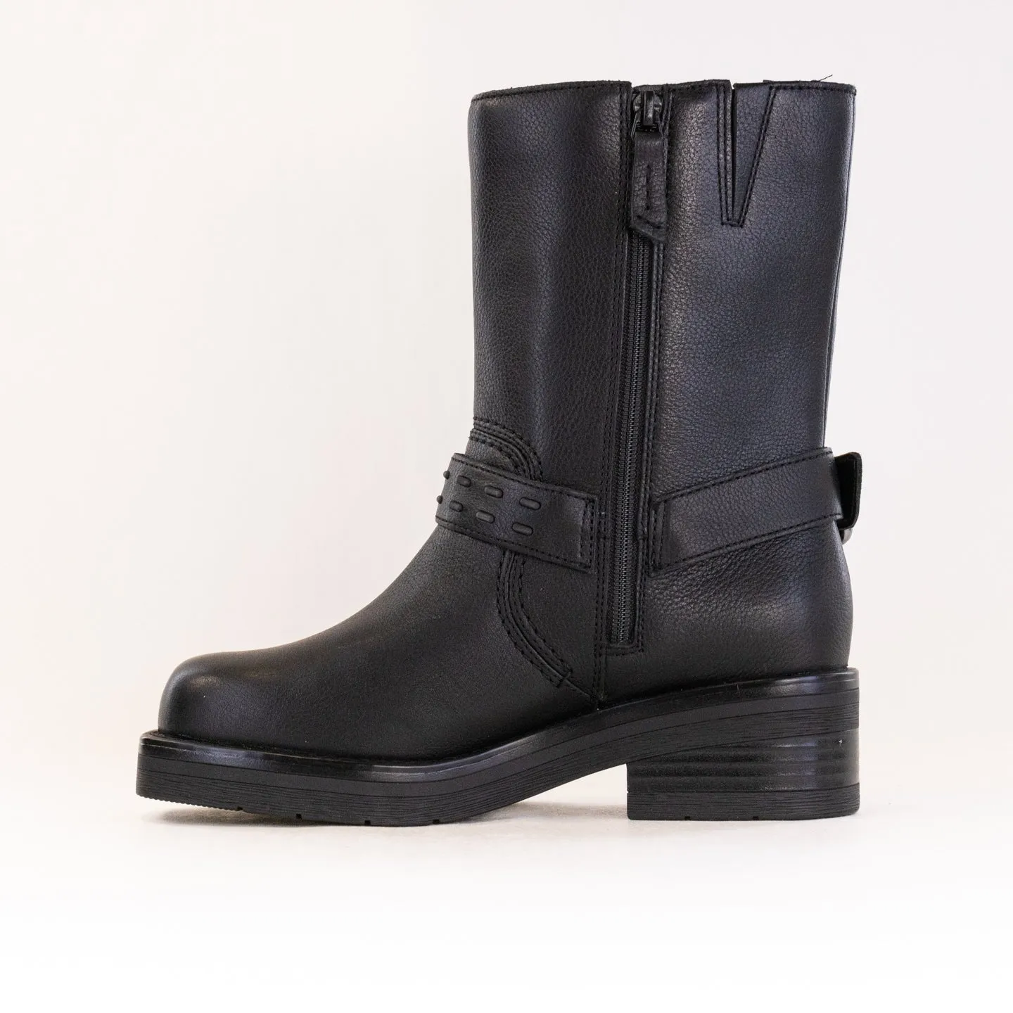 Clarks Rebelle Up Boot (Women's) - Black Leather