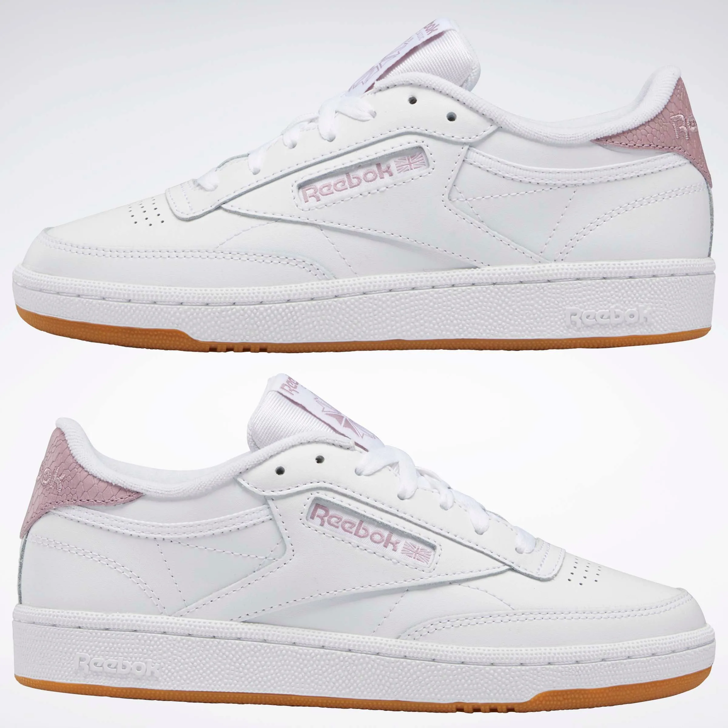 Club C 85 Women's Shoes White/White/Infused Lilac