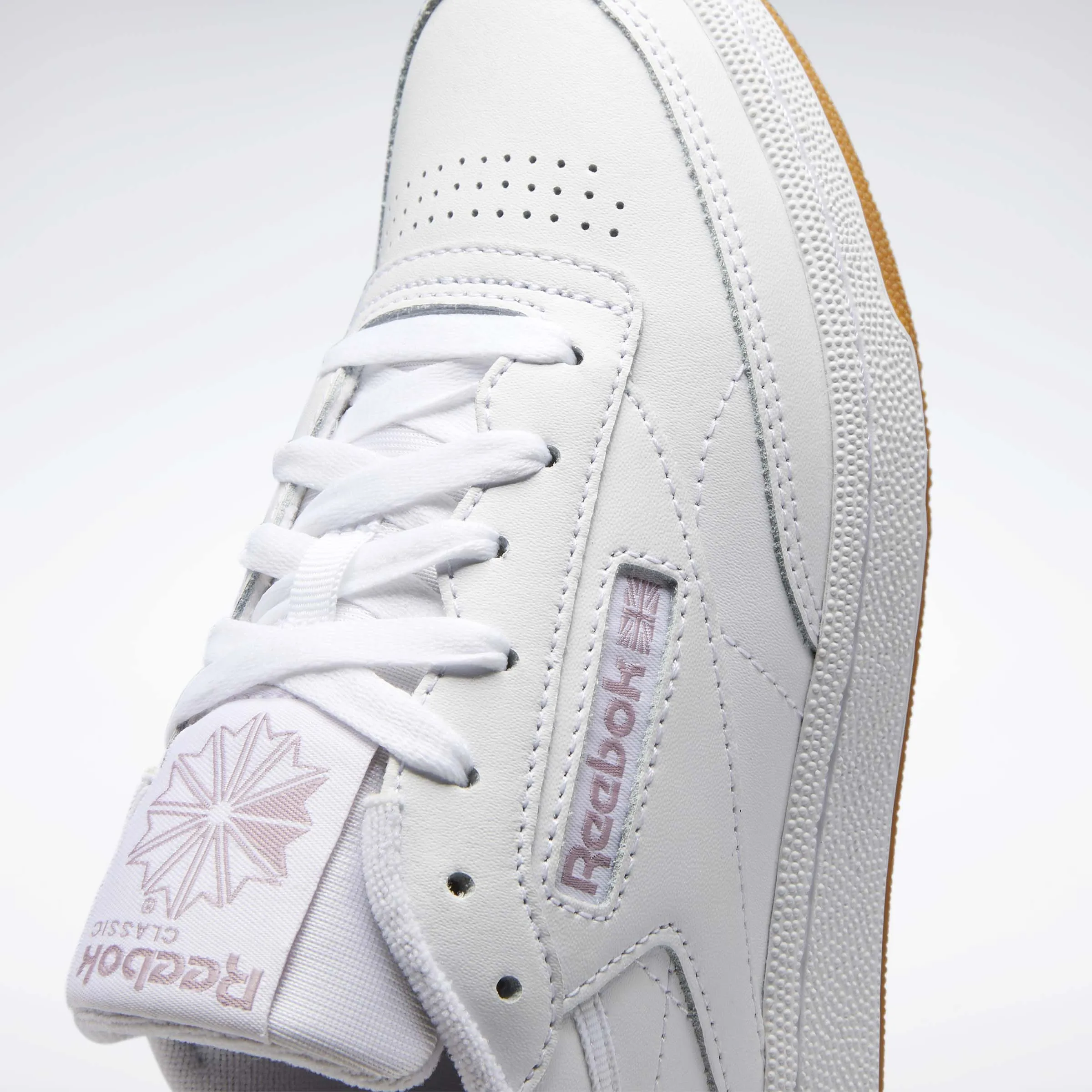 Club C 85 Women's Shoes White/White/Infused Lilac