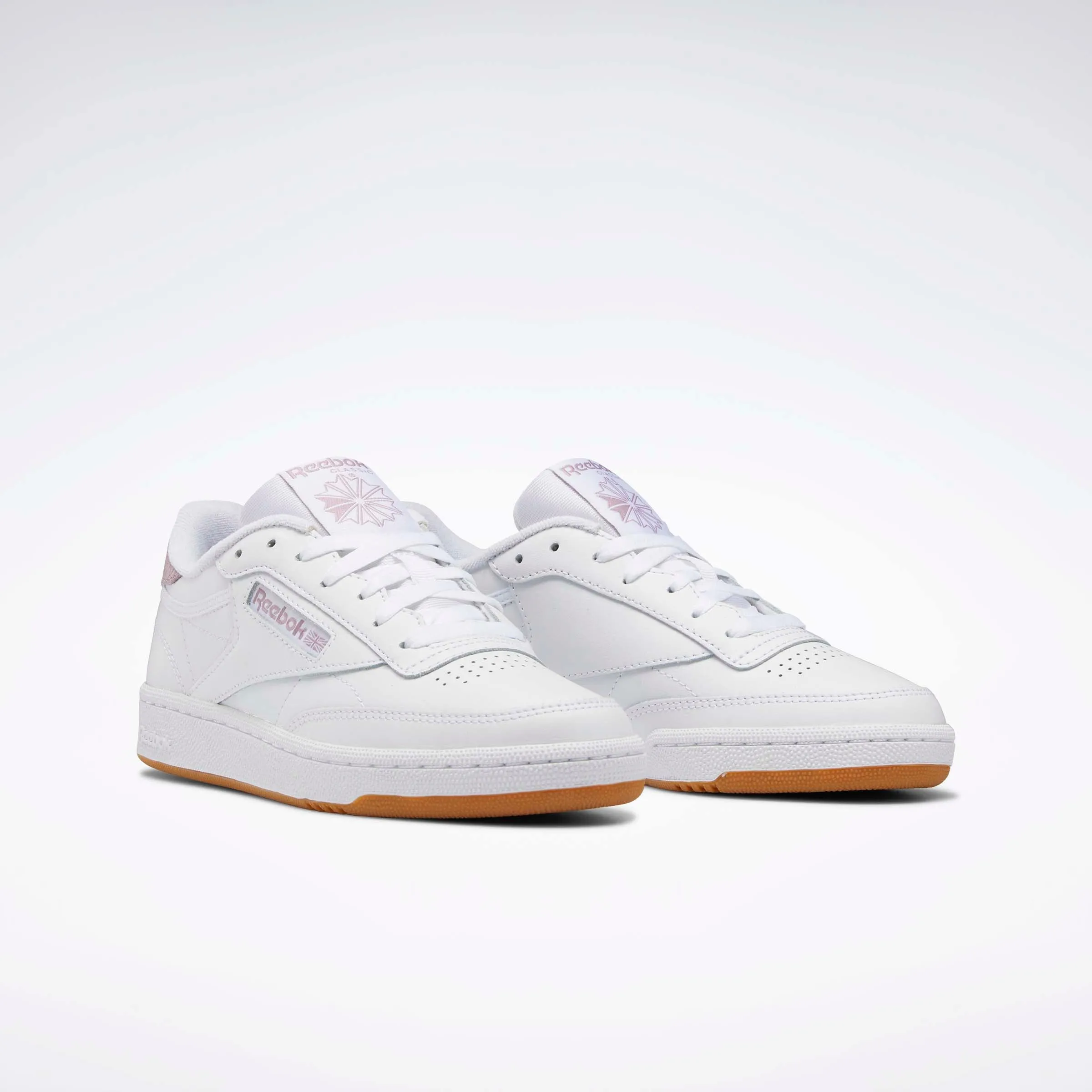 Club C 85 Women's Shoes White/White/Infused Lilac