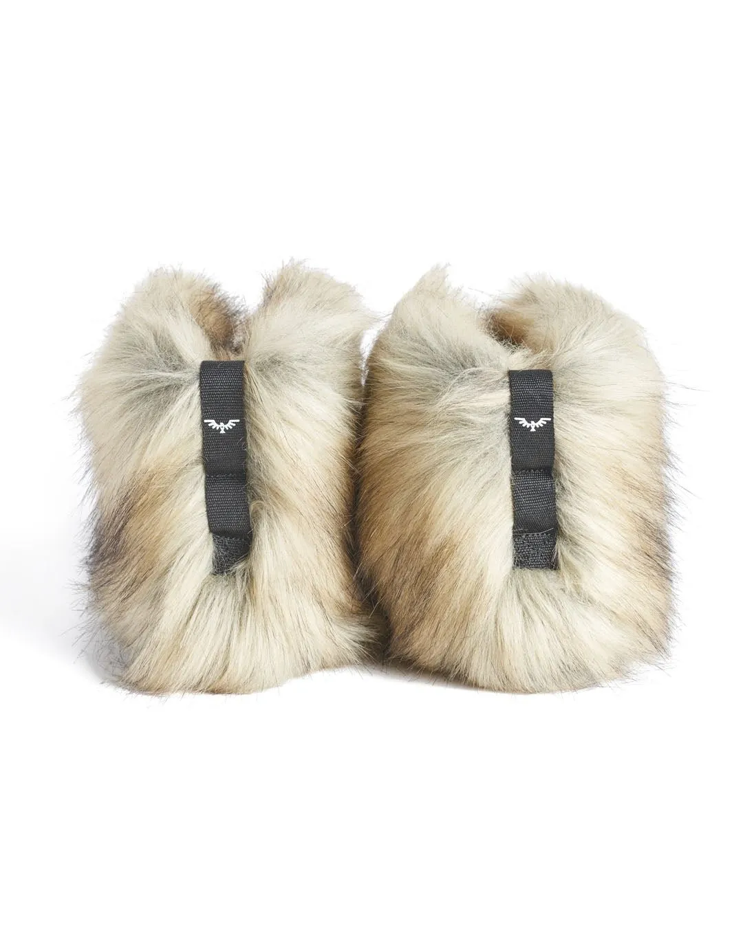 Coyote Faux Fur Slipper Bootie