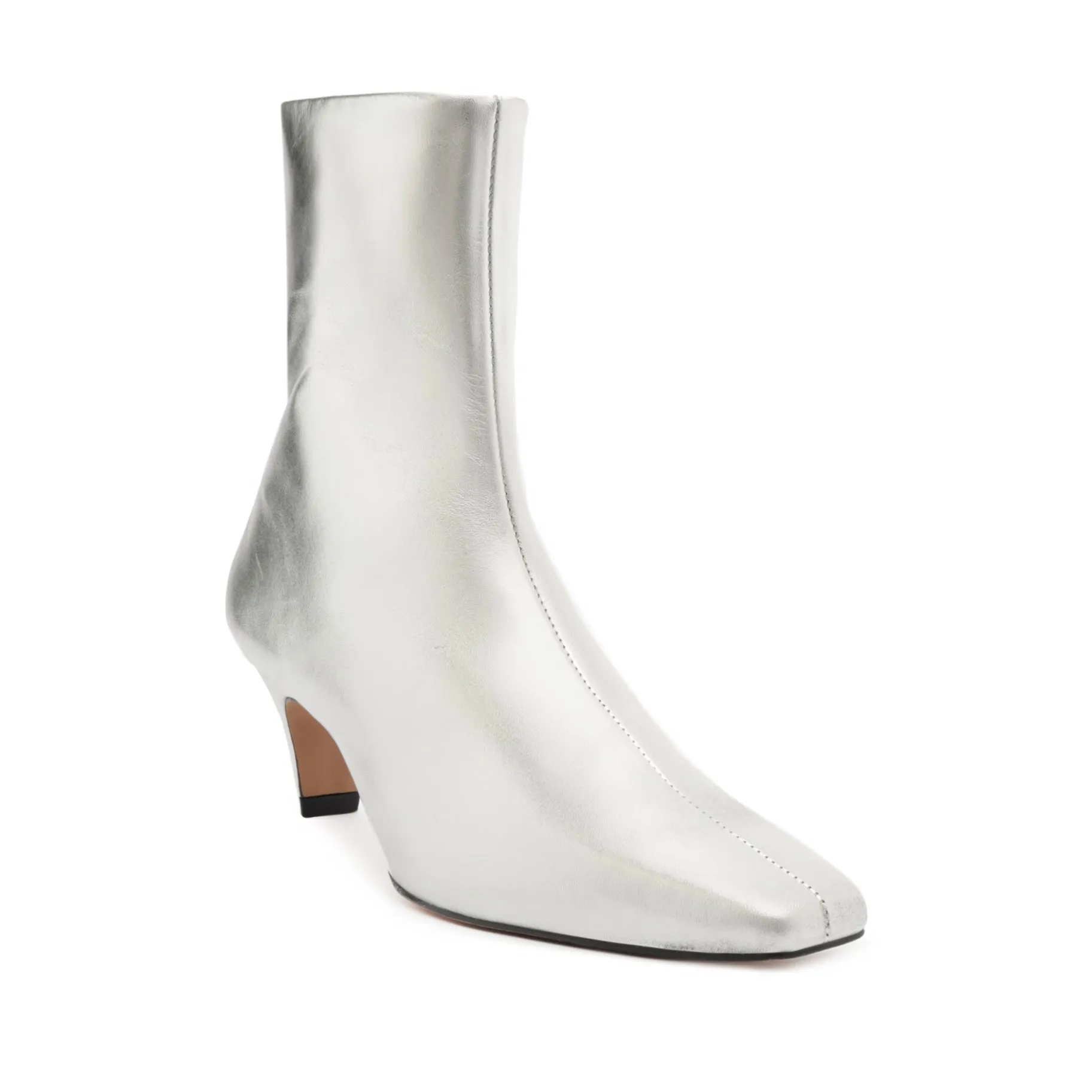 Dellia Metallic Leather Bootie