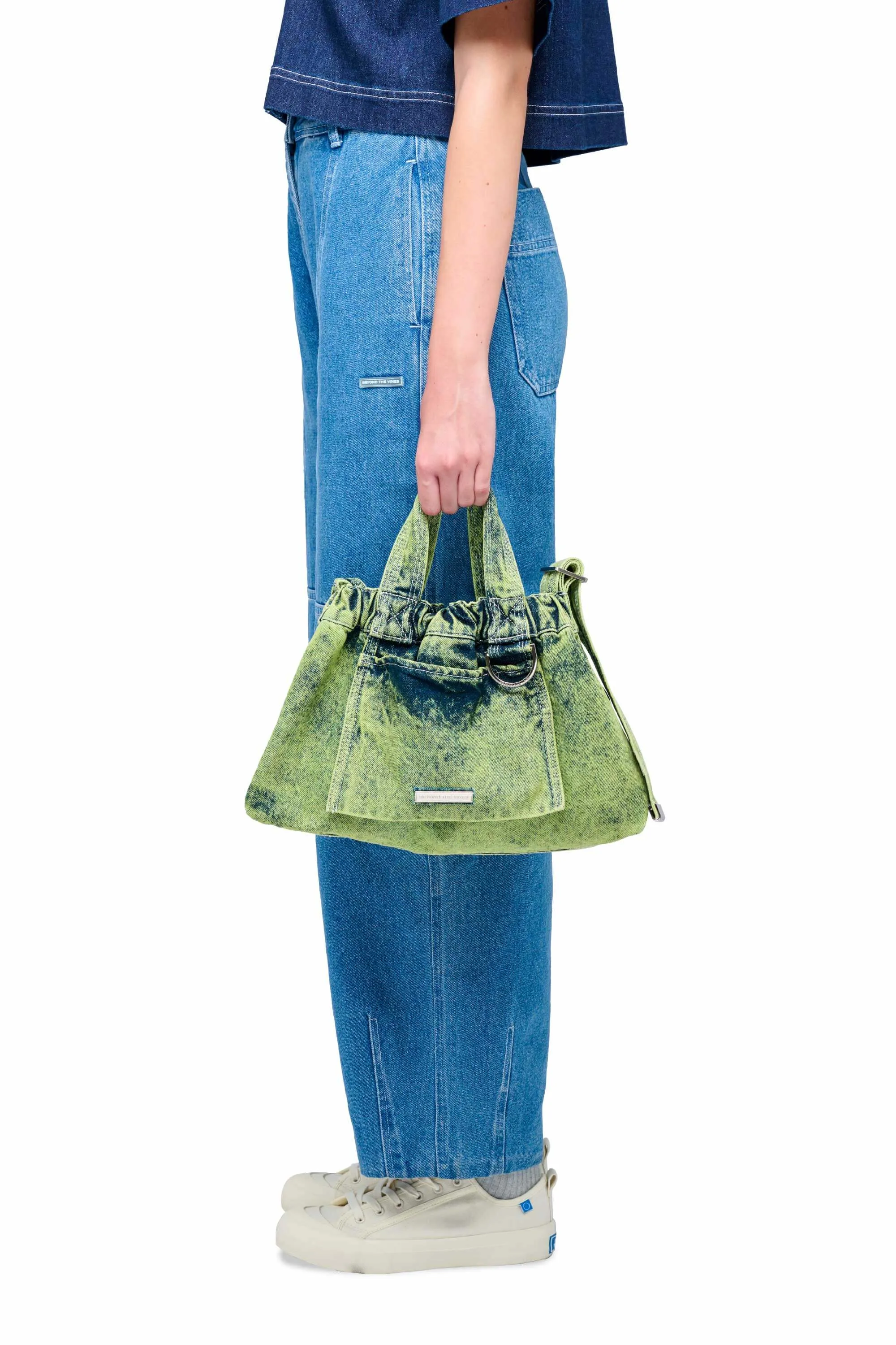 Denim XS Dumpling Bag