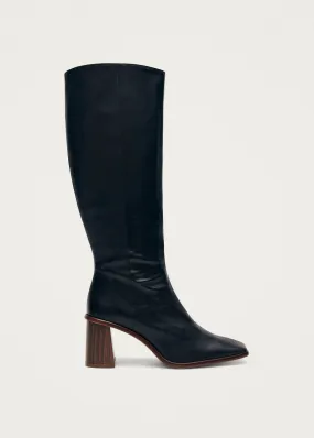 East Black Leather Boots