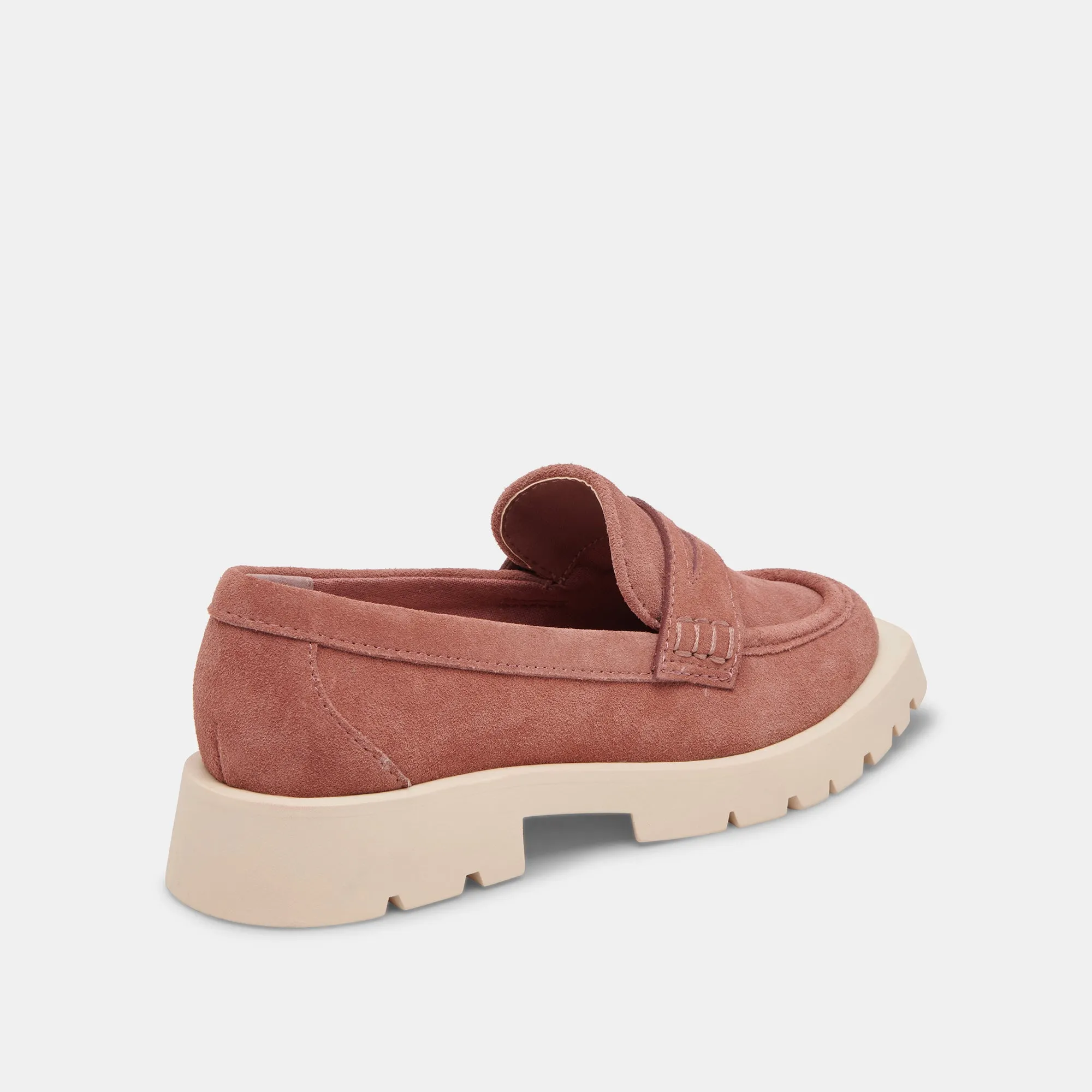 ELIAS FLATS MAUVE SUEDE