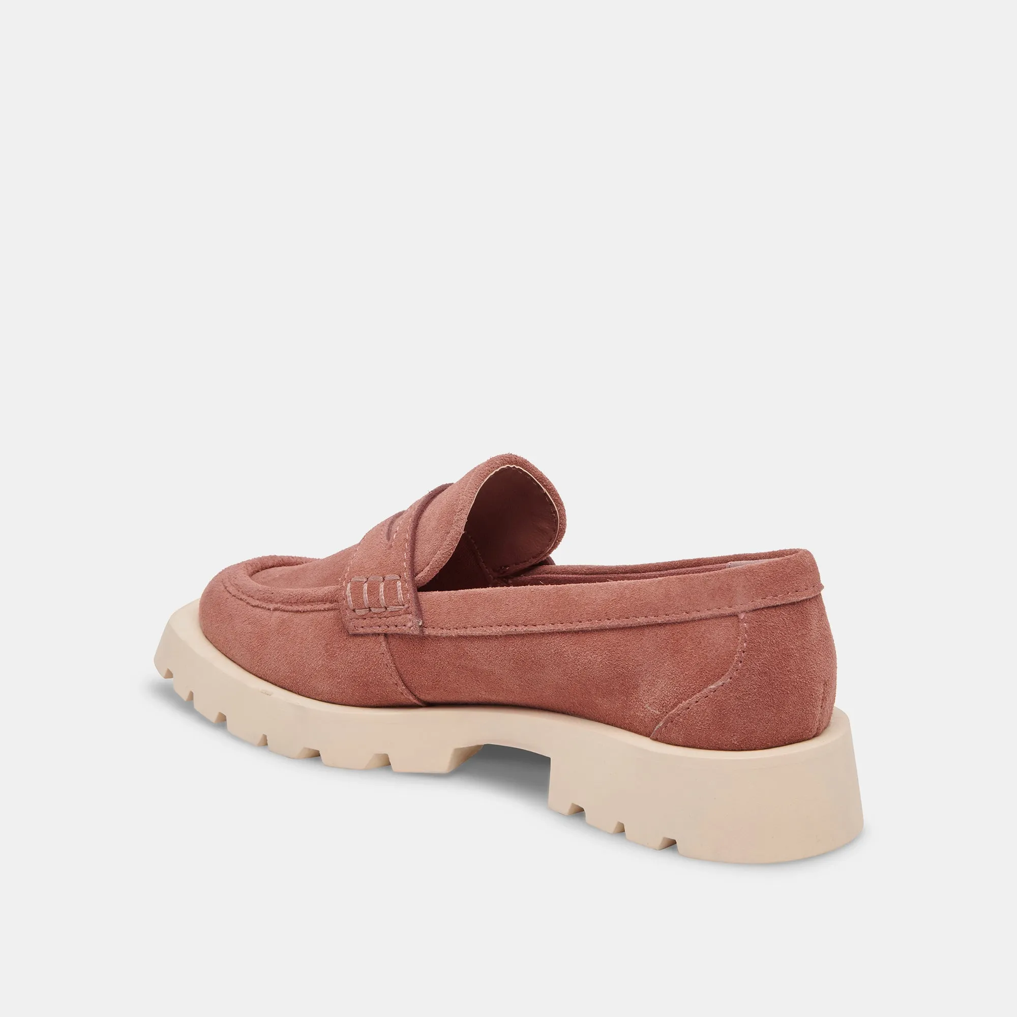 ELIAS FLATS MAUVE SUEDE