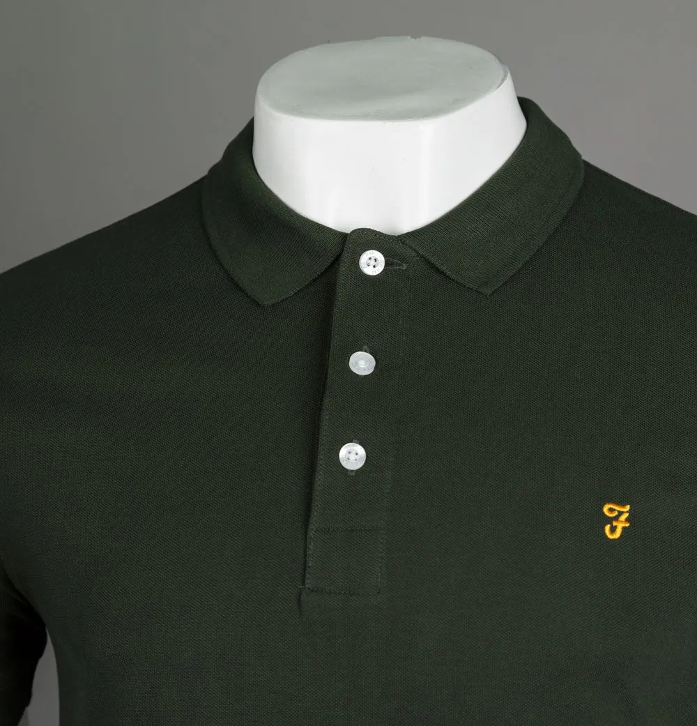 Farah Blanes Polo Shirt Evergreen