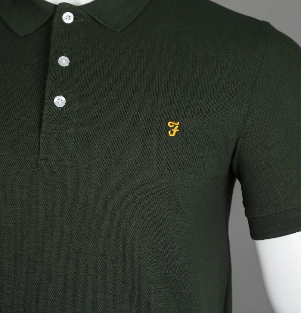 Farah Blanes Polo Shirt Evergreen