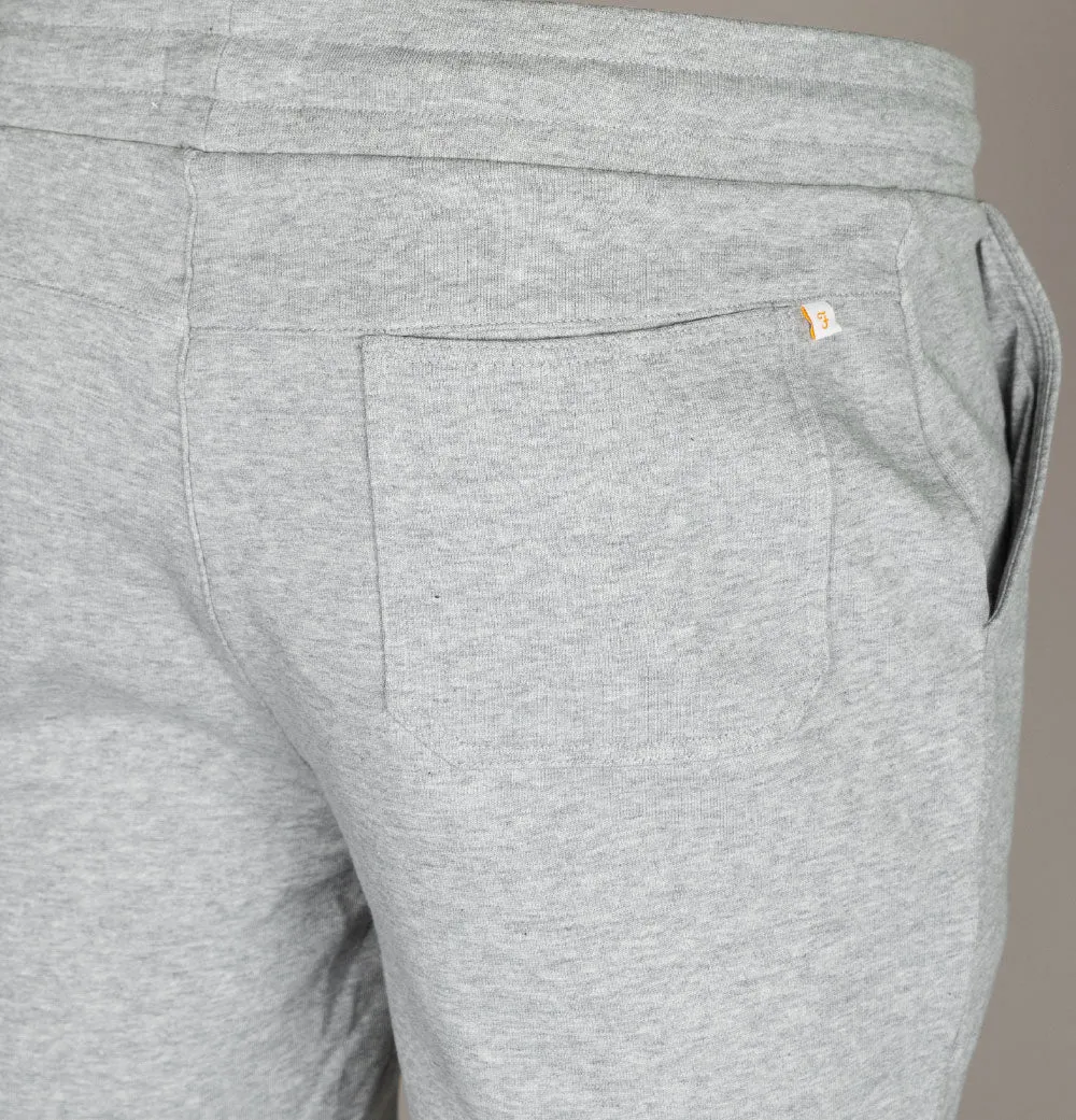 Farah Durrington Jogger Shorts Light Grey Marl