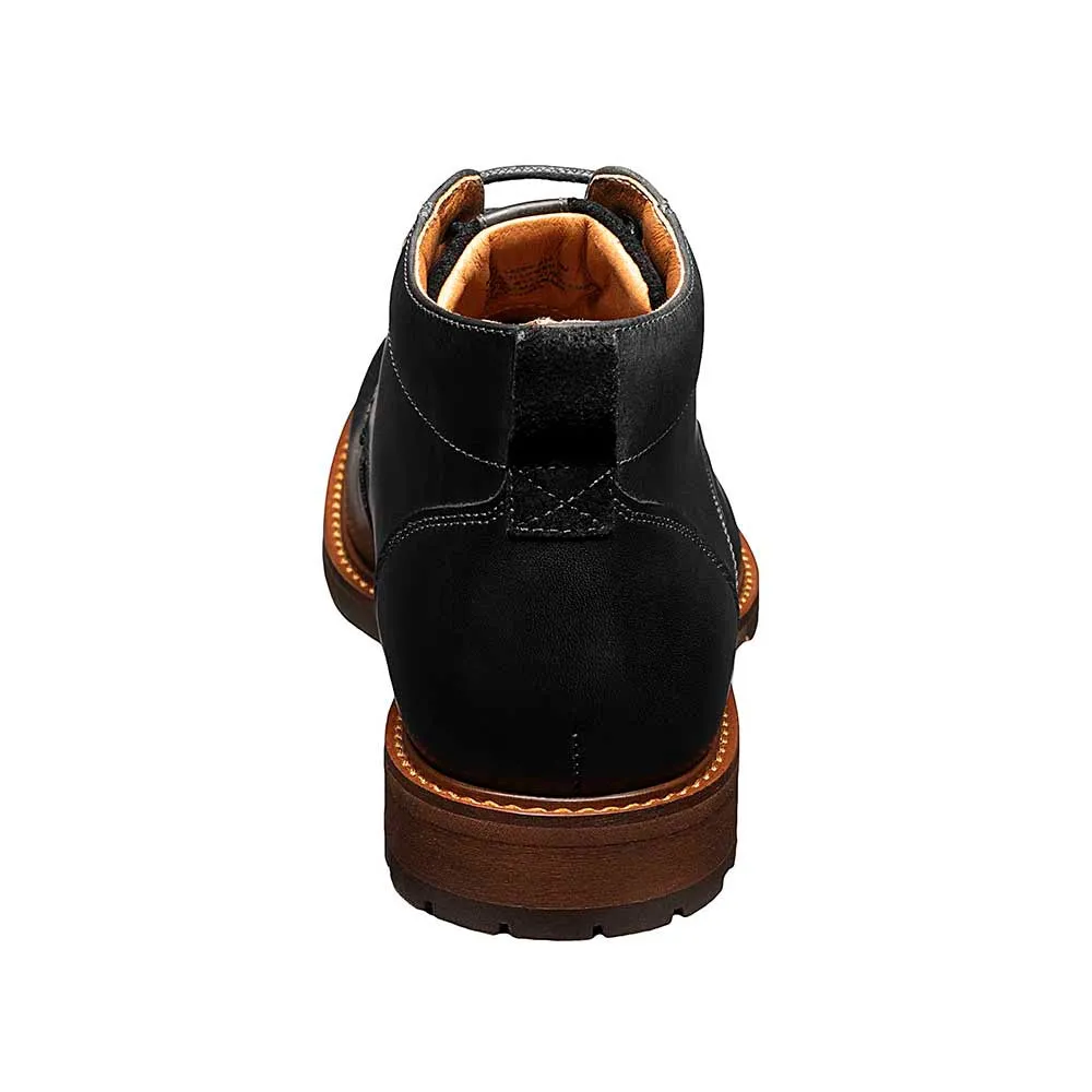 Florsheim Black Lodge Plain Toe Chukka Boots