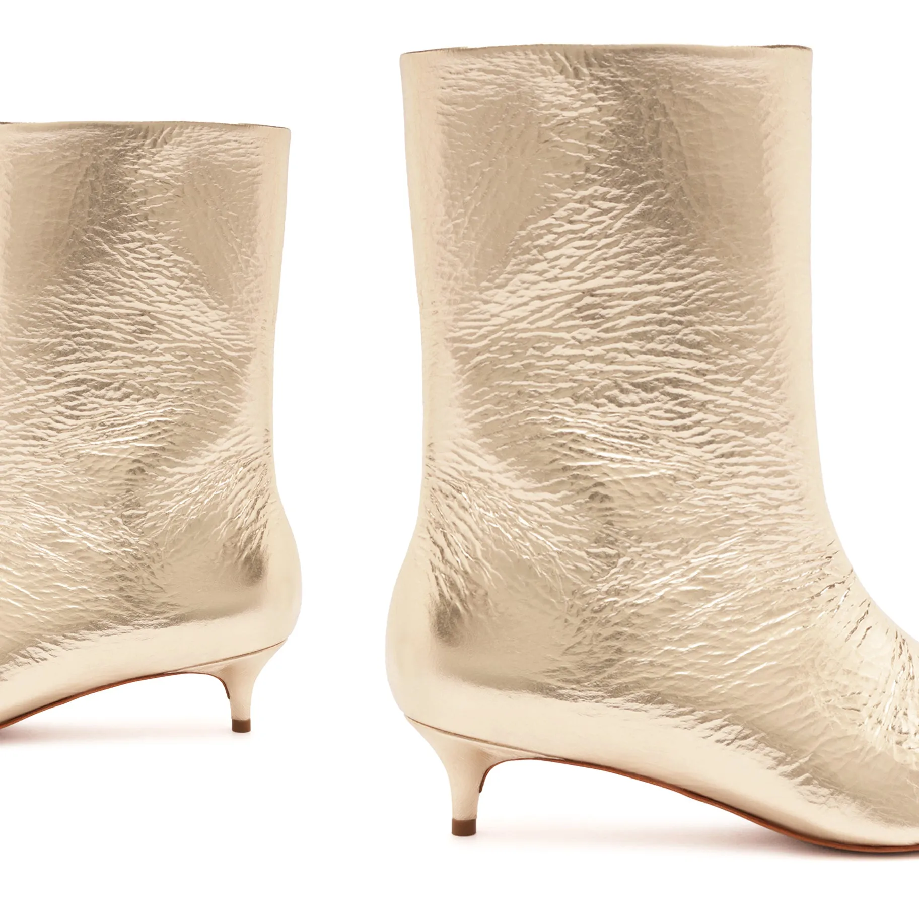 Gail Smashed Metallic Bootie