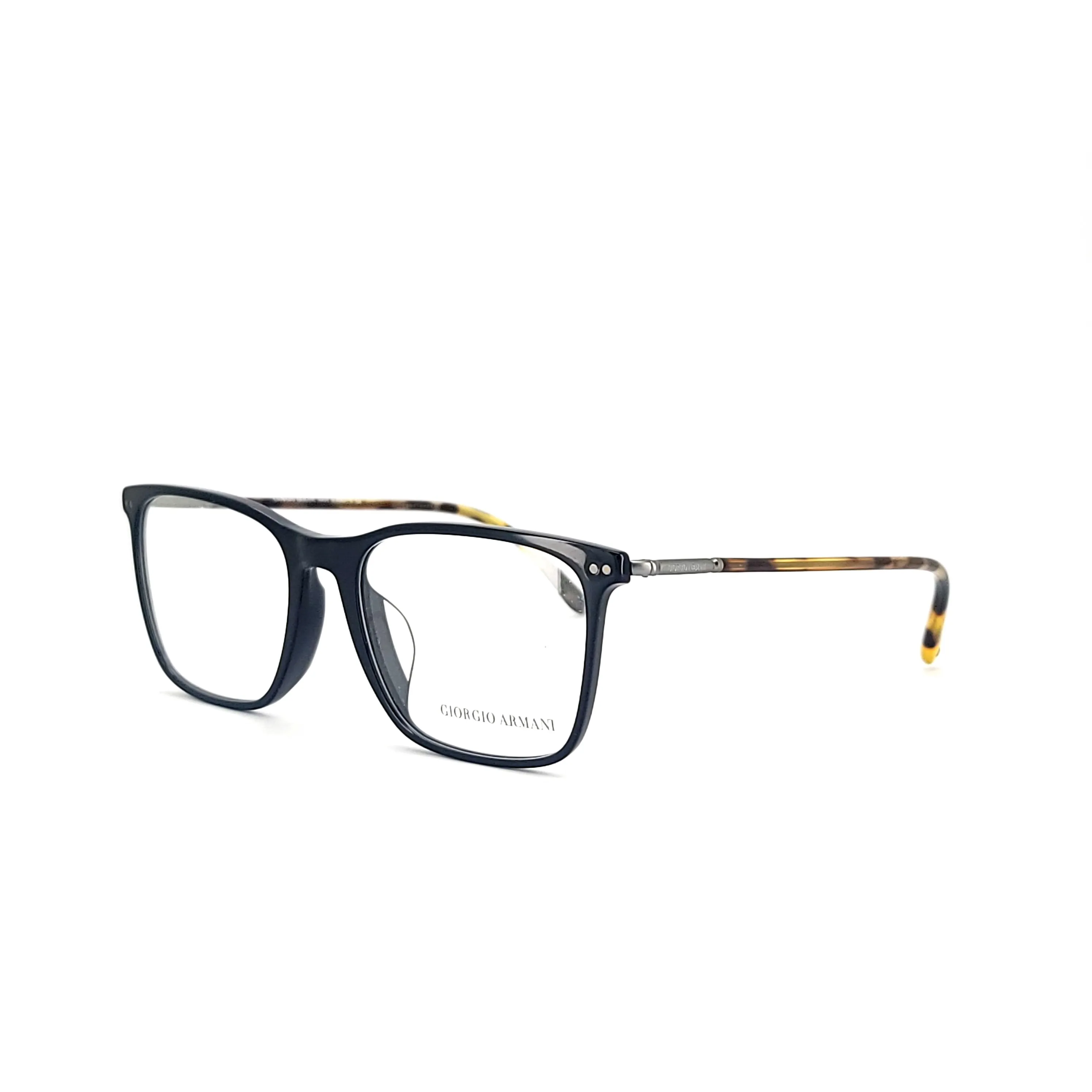 Giorgio Armani Men's Black Plastic Square Eyeglasses AR7197F/5001