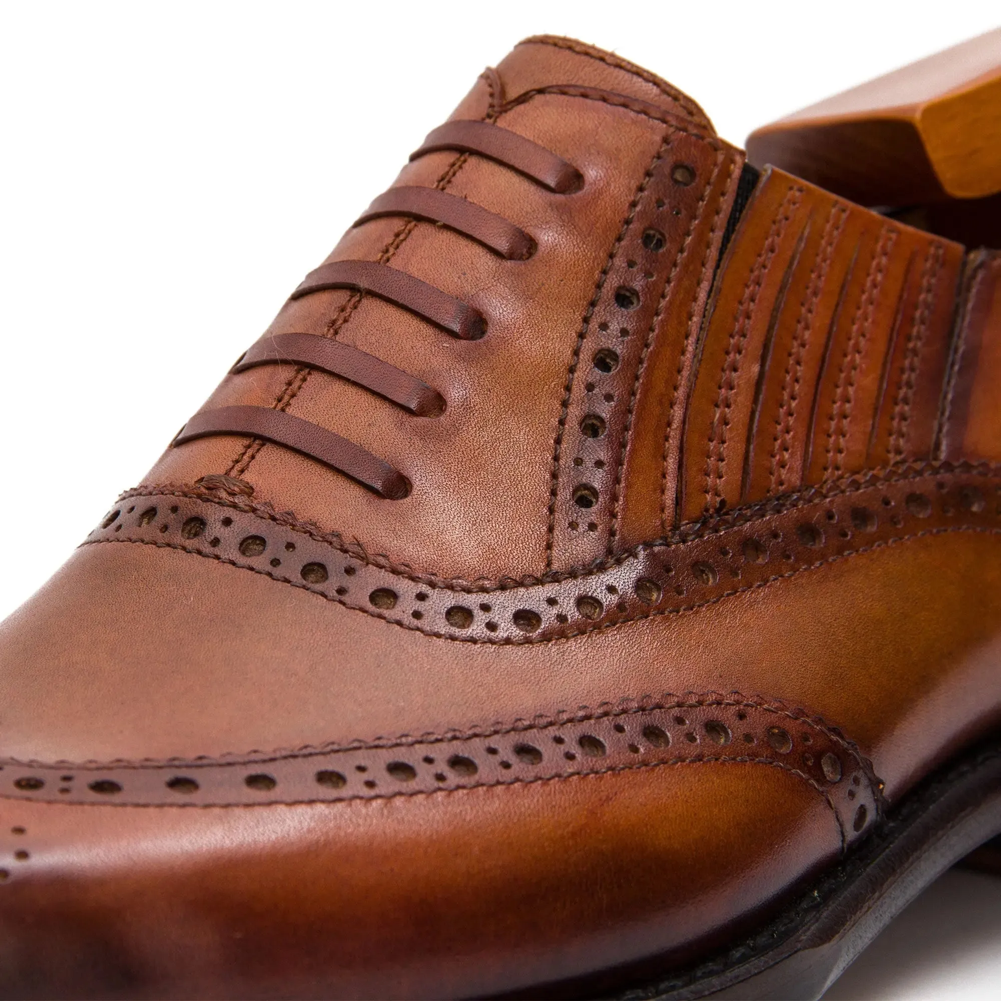 Goodyear Welted Brogue Oxford Shoes