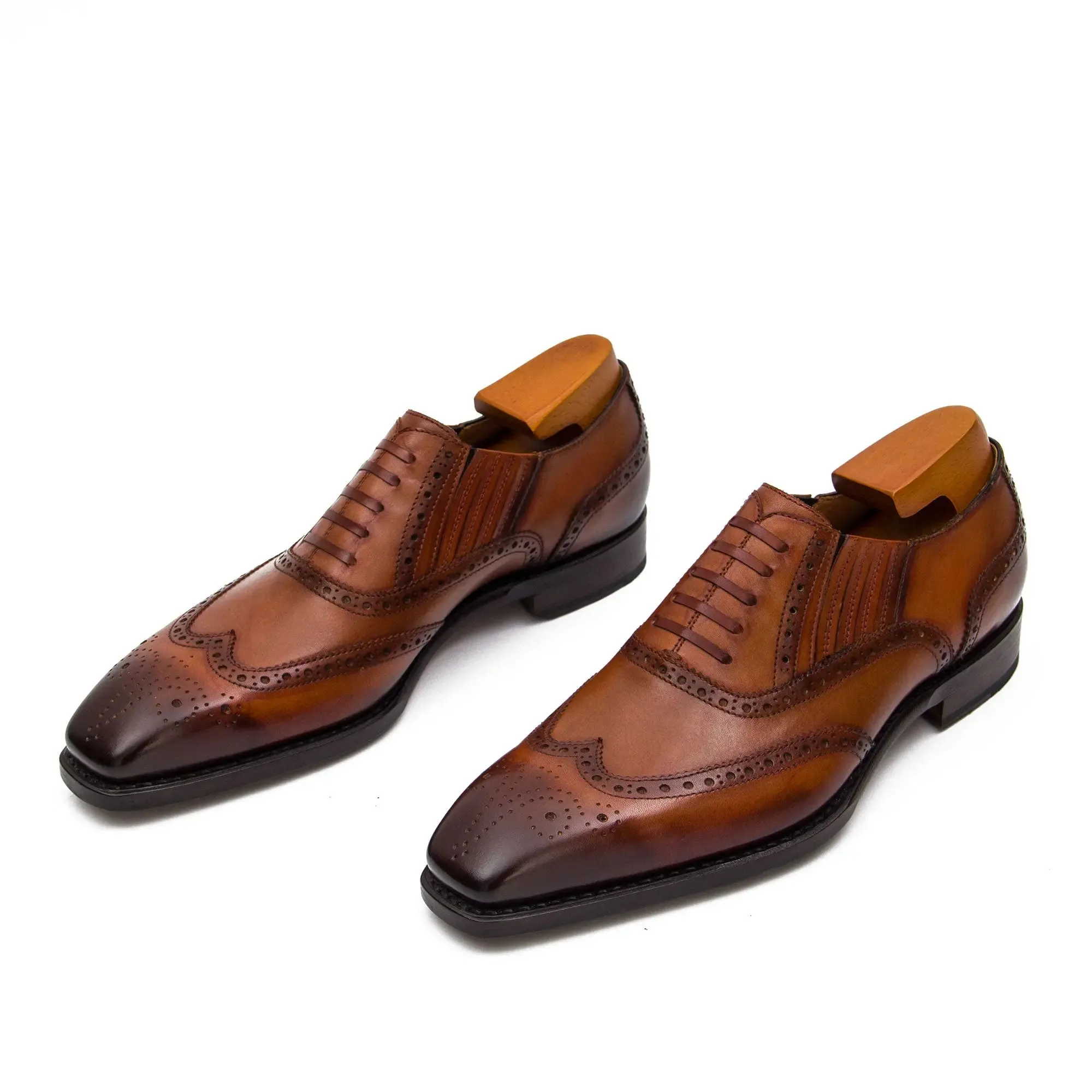 Goodyear Welted Brogue Oxford Shoes