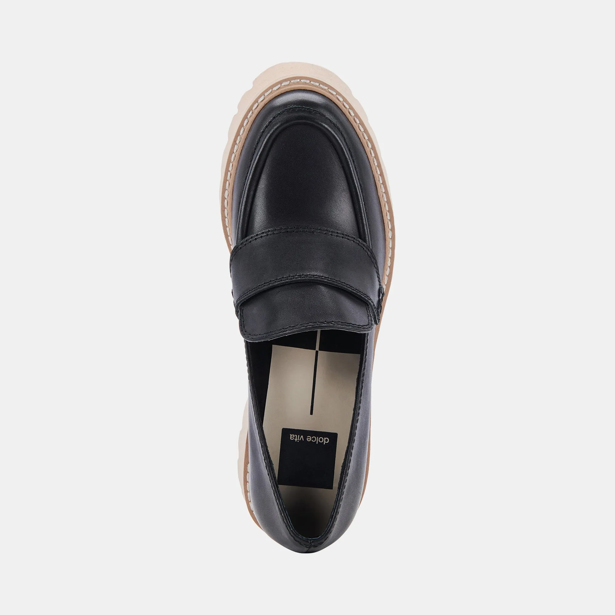 HALONA LOAFERS BLACK LEATHER