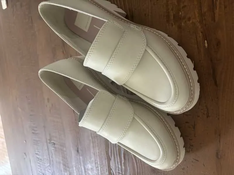 HALONA LOAFERS IVORY LEATHER - re:vita