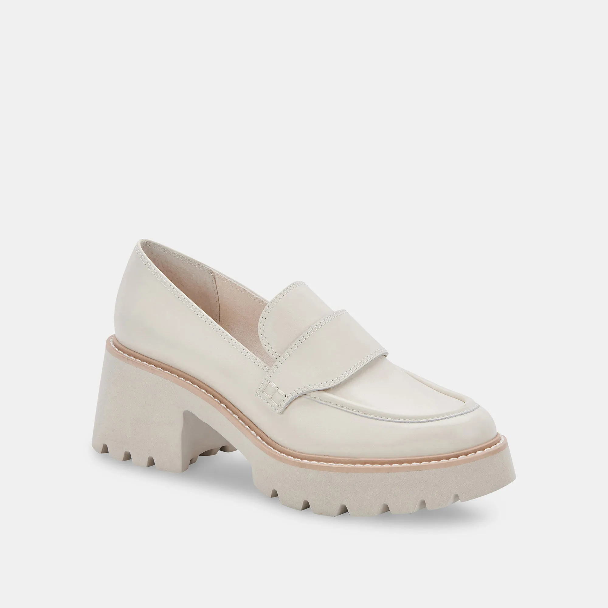 HALONA LOAFERS IVORY LEATHER