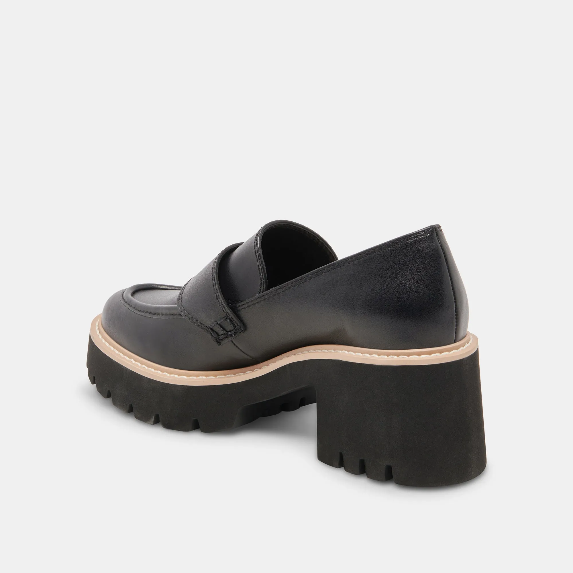 HALONA LOAFERS ONYX LEATHER