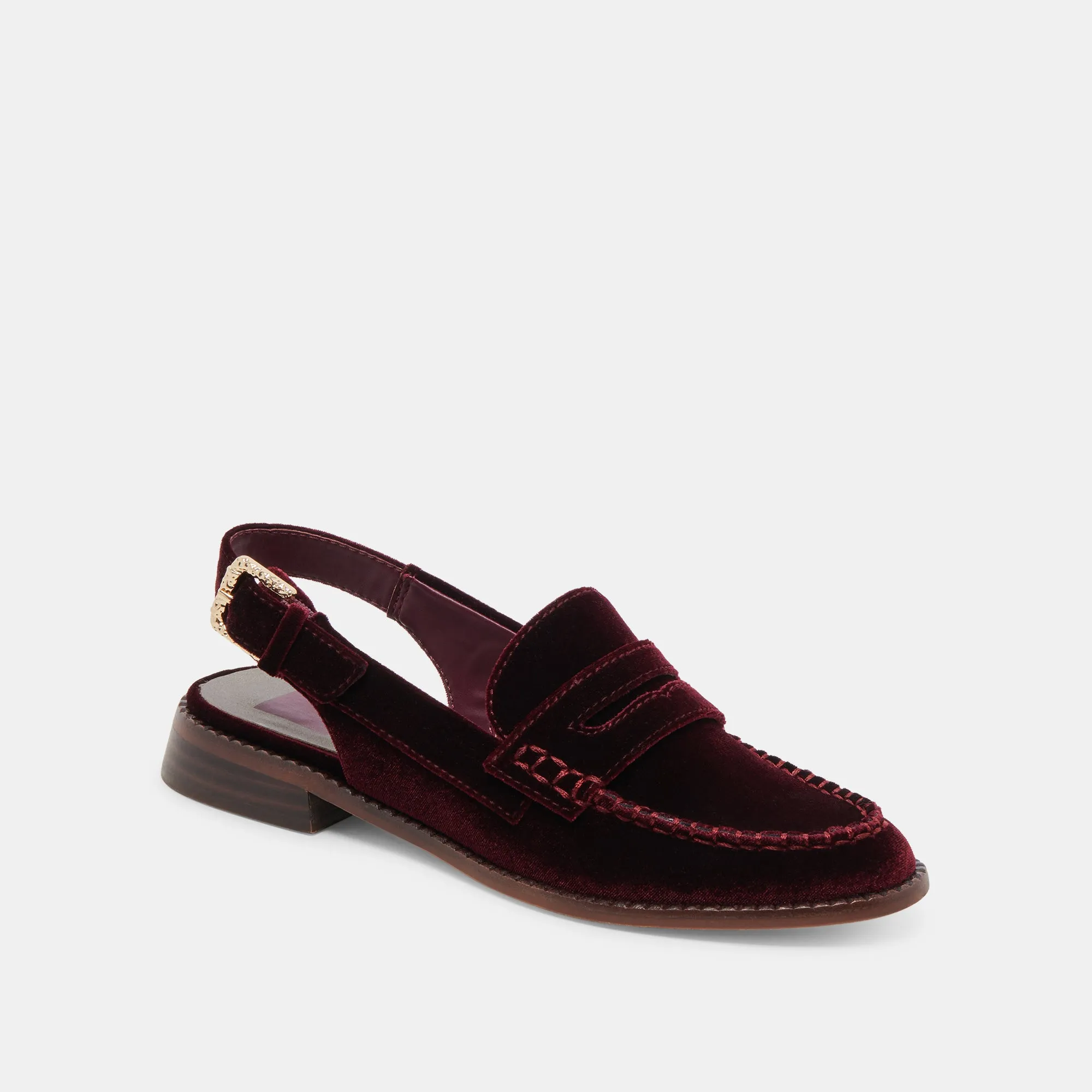 HARDI LOAFERS WINE VELVET