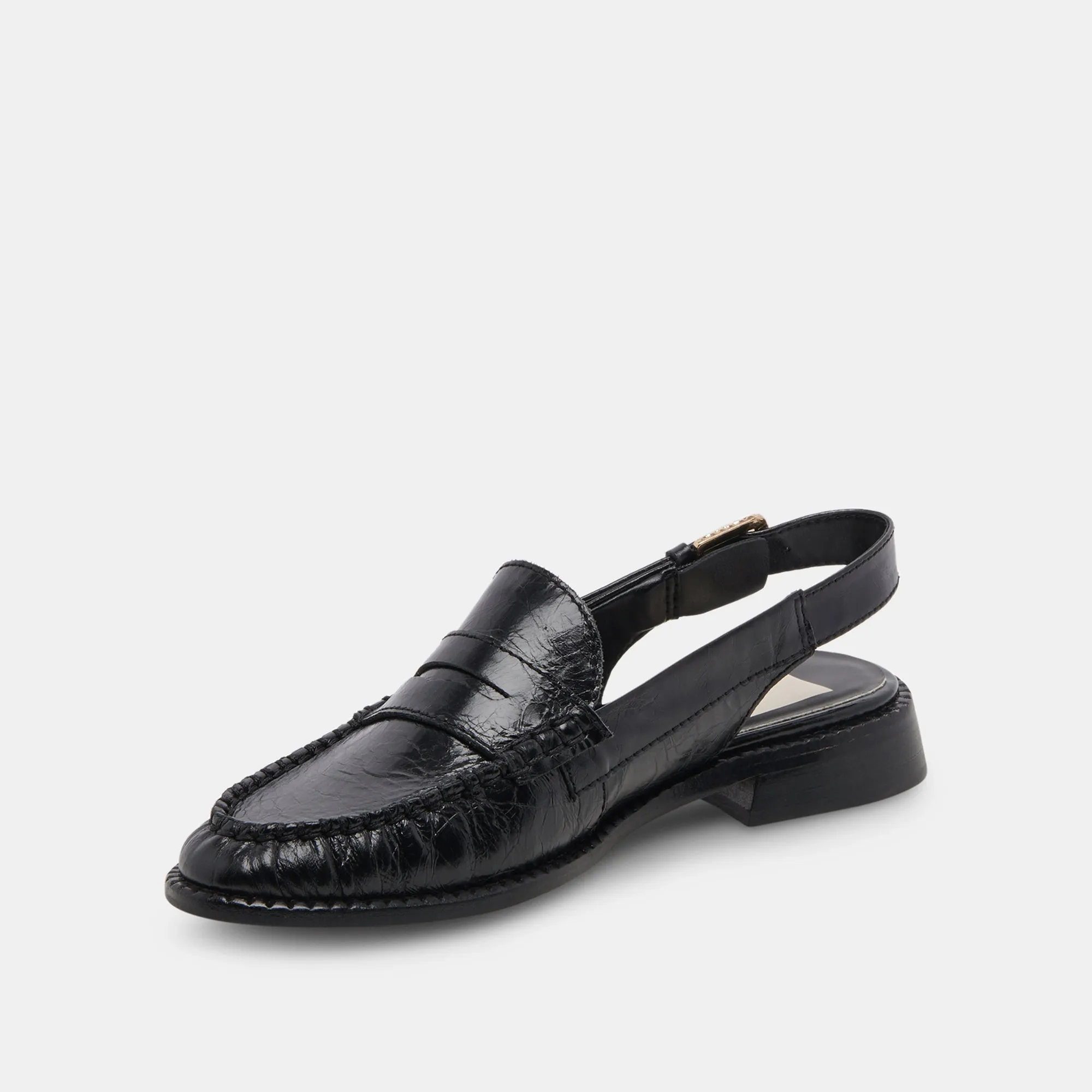 HARDI WIDE LOAFERS MIDNIGHT CRINKLE PATENT